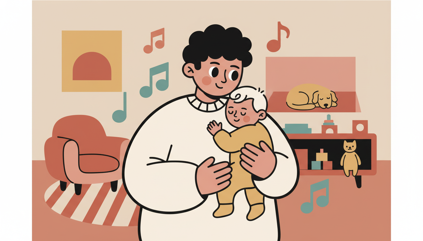 Cuddle and sing routine