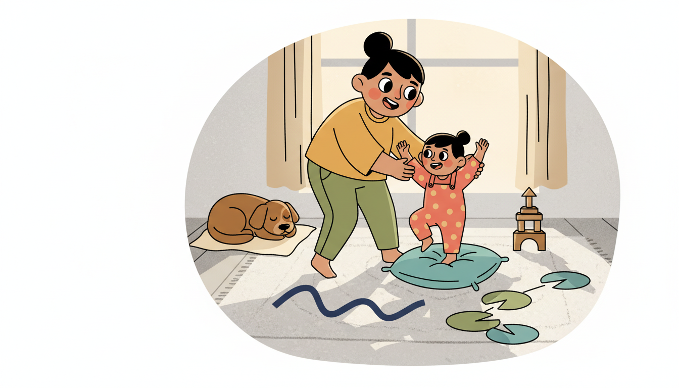 Balance and hop challenges