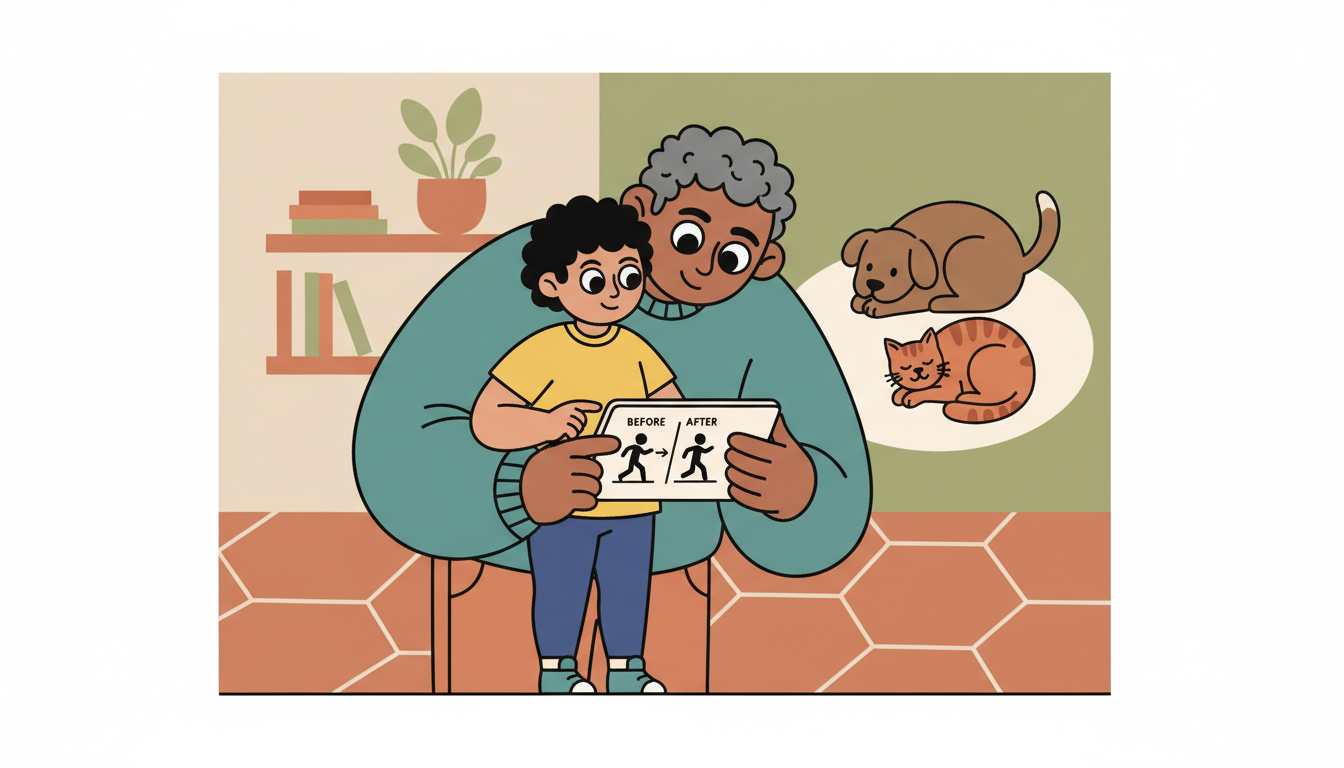 Before and after demonstrations