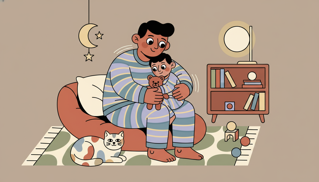 Bedtime affection ritual