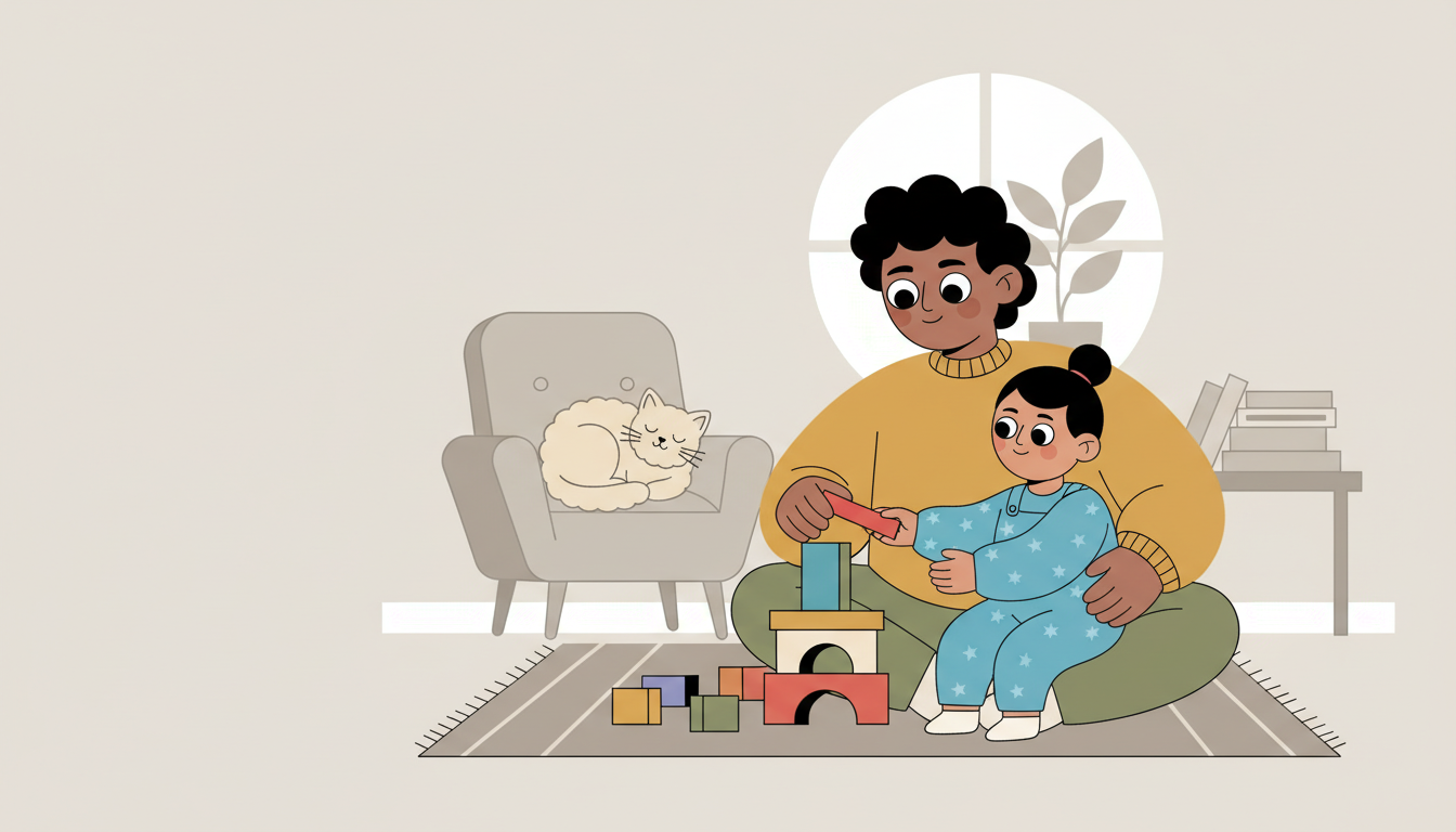 Build a block tower together