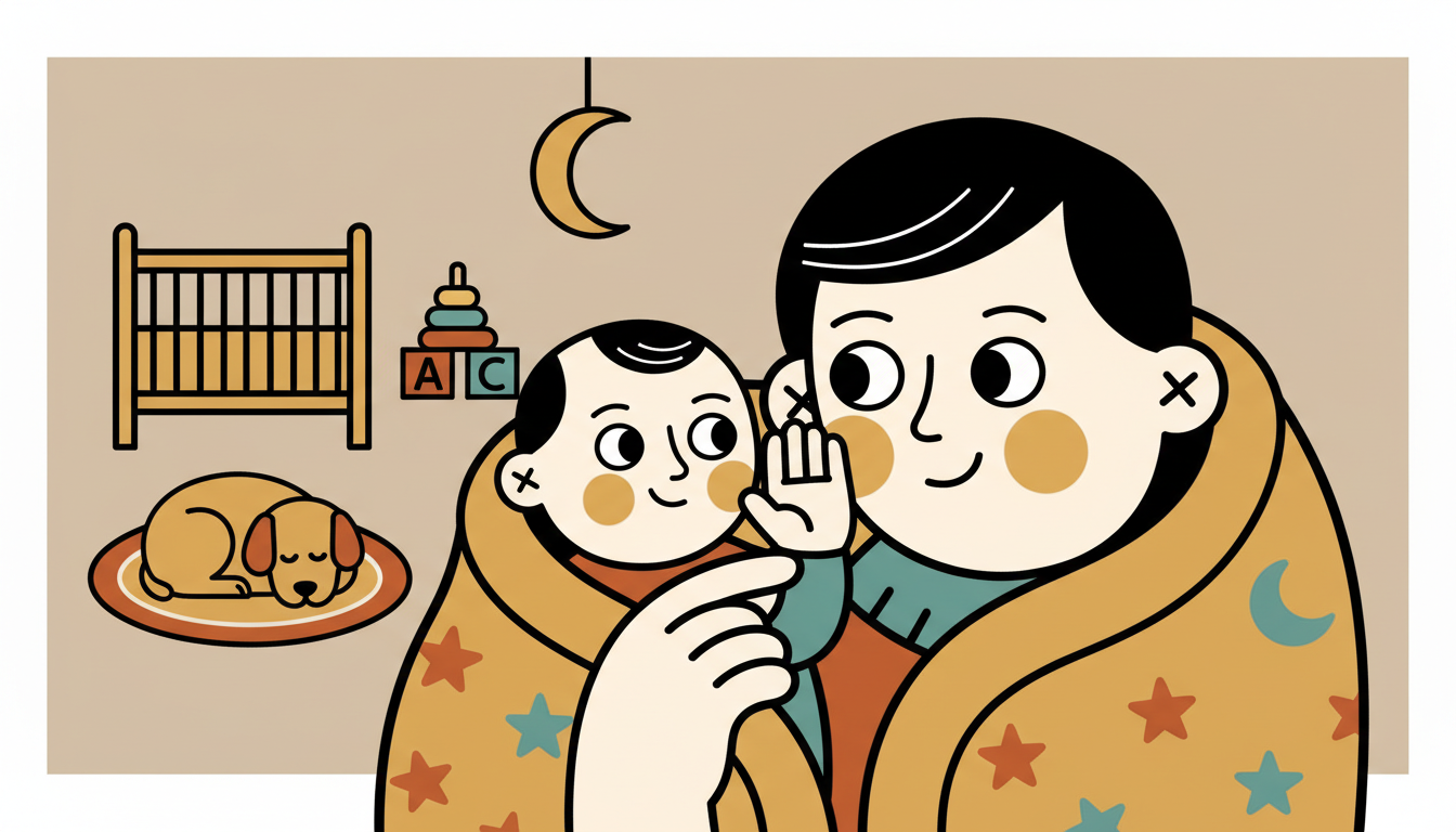 Bedtime gratitude whisper