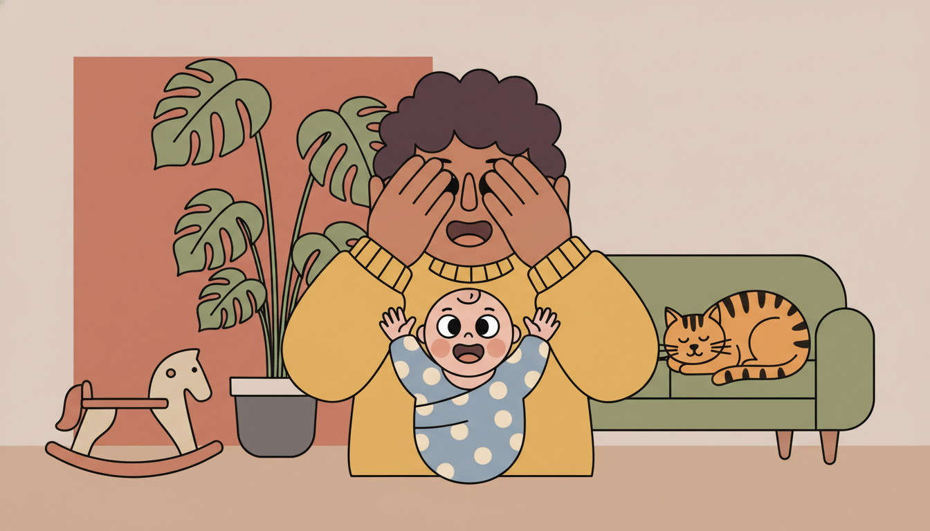 Peek-a-boo play